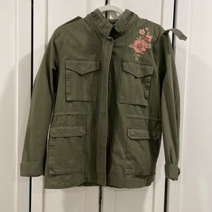 Embroidered Army Jacket